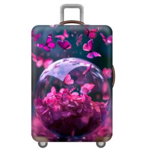 Чехол для чемодана «Шар бабочки» 1026
