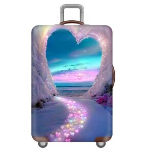 Чехол для чемодана «Арка сердце» 1028
