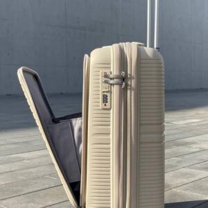 Чемодан Mybag Krug молочный, ручная кладь