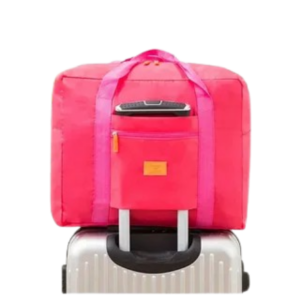 Складная дорожная сумка розовая