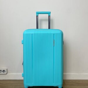 Чемодан Mironpan Classic бирюзовый, большой (L)