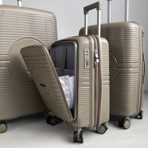 Чемодан Mybag Krug бежевый, ручная кладь
