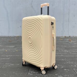 Чемодан Bizon H10 сливочный, средний (М)