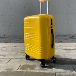 Чемодан Bizon H08 желтый, средний (М) compact