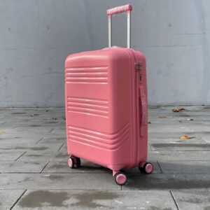 Чемодан Bizon H08 розовый, средний (М) compact